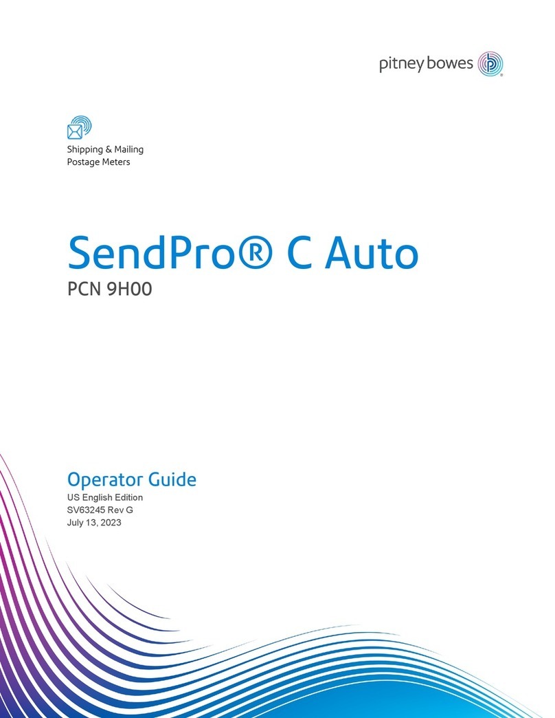 Pitney Bowes PCN 9H00 Operator's guide