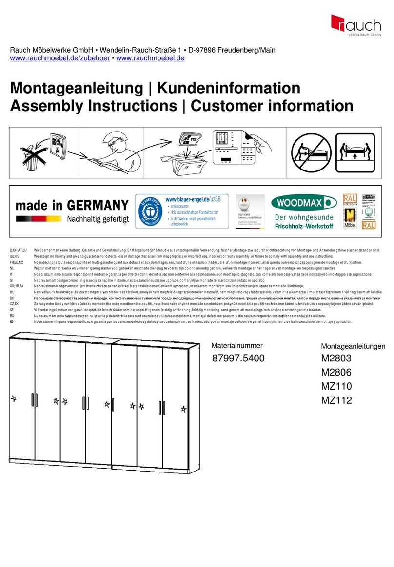 Rauch M2803 Assembly instructions