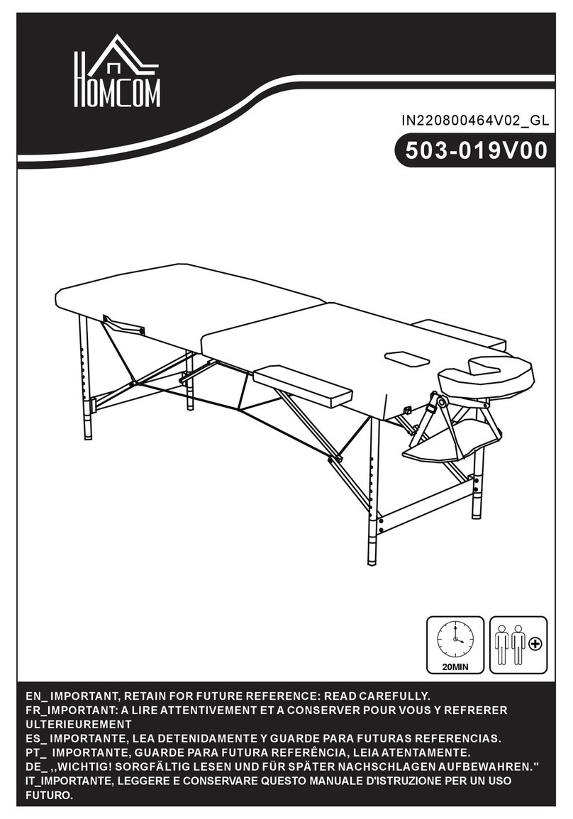 HOMCOM 503-019V00 User manual HOMCOM 503-019V00 User manual