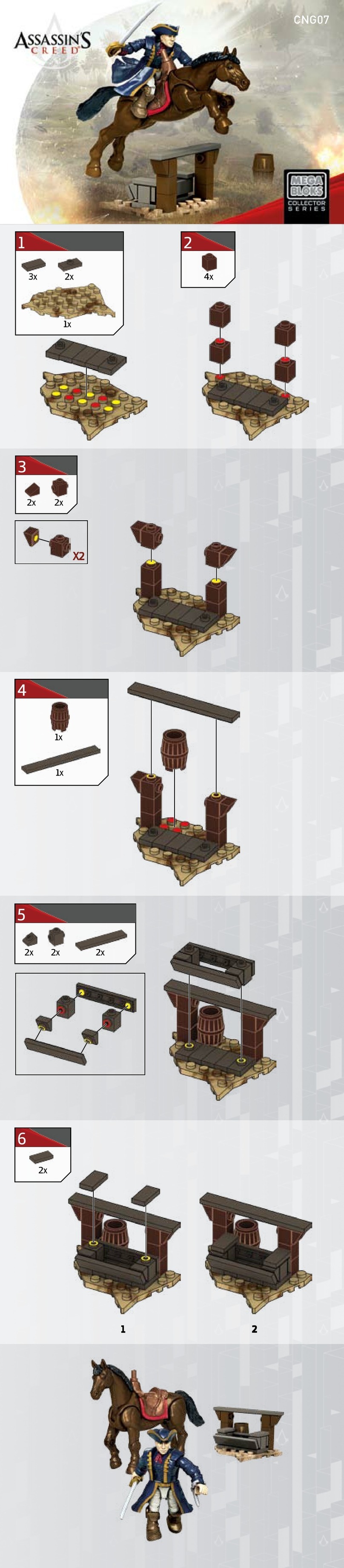 Mega Bloks ASSASSIN'S CREED CNG07 manual