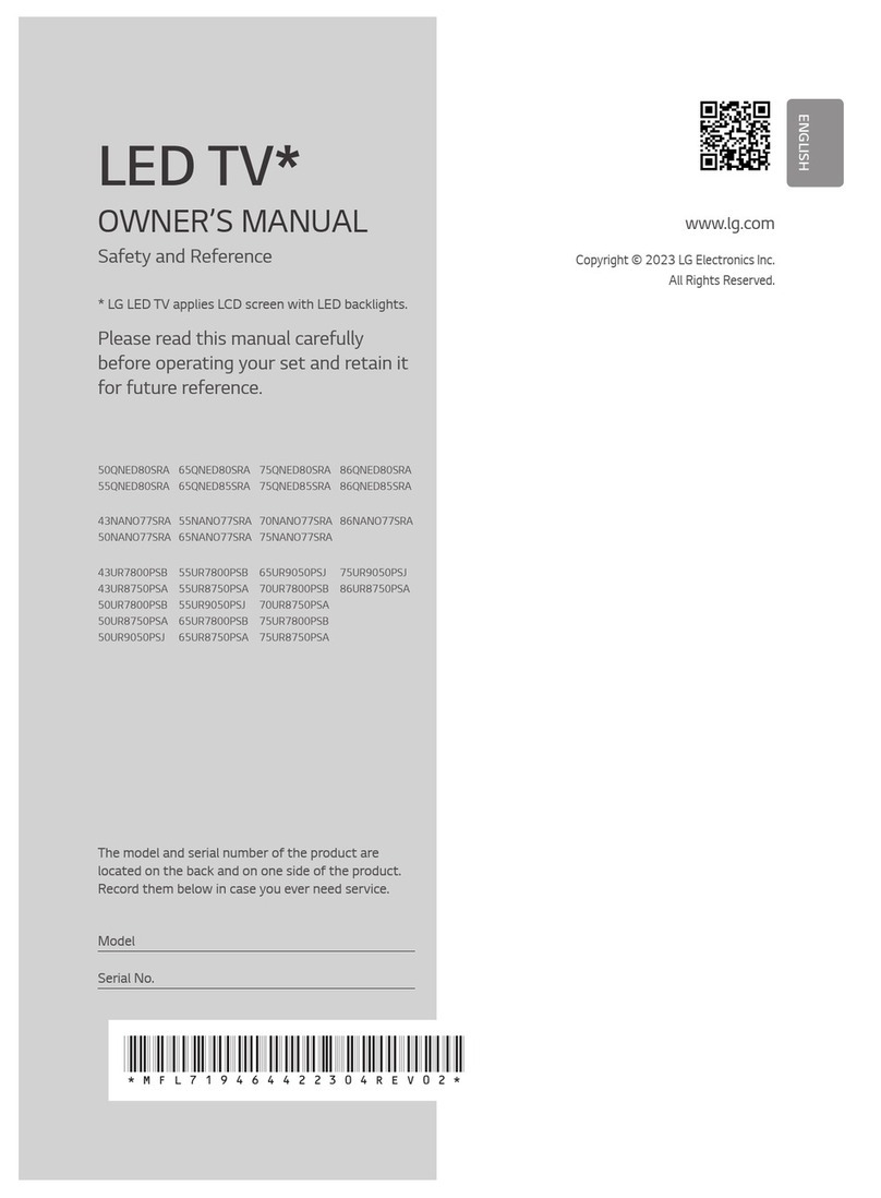 LG 65QNED80SRA User manual