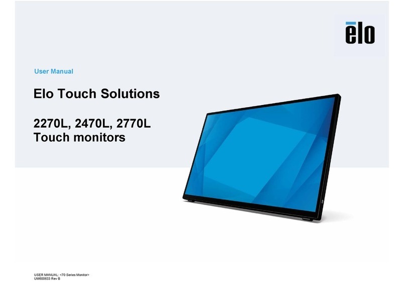 Elo TouchSystems 2270L User manual Elo TouchSystems 2270L User manual