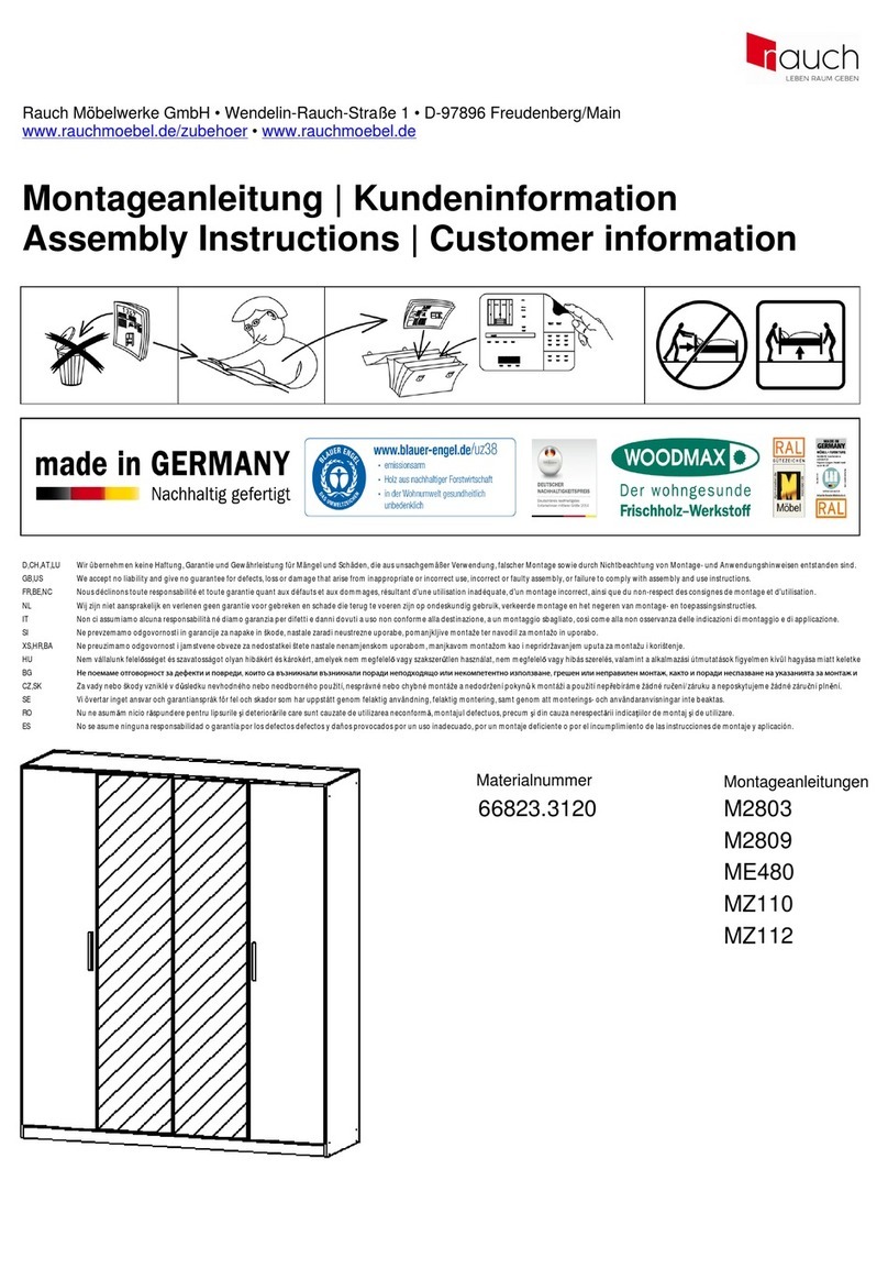 Rauch M2803 Assembly instructions