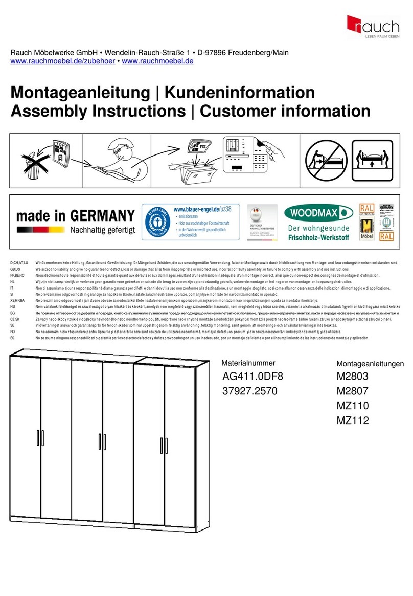 Rauch M2803 Assembly instructions