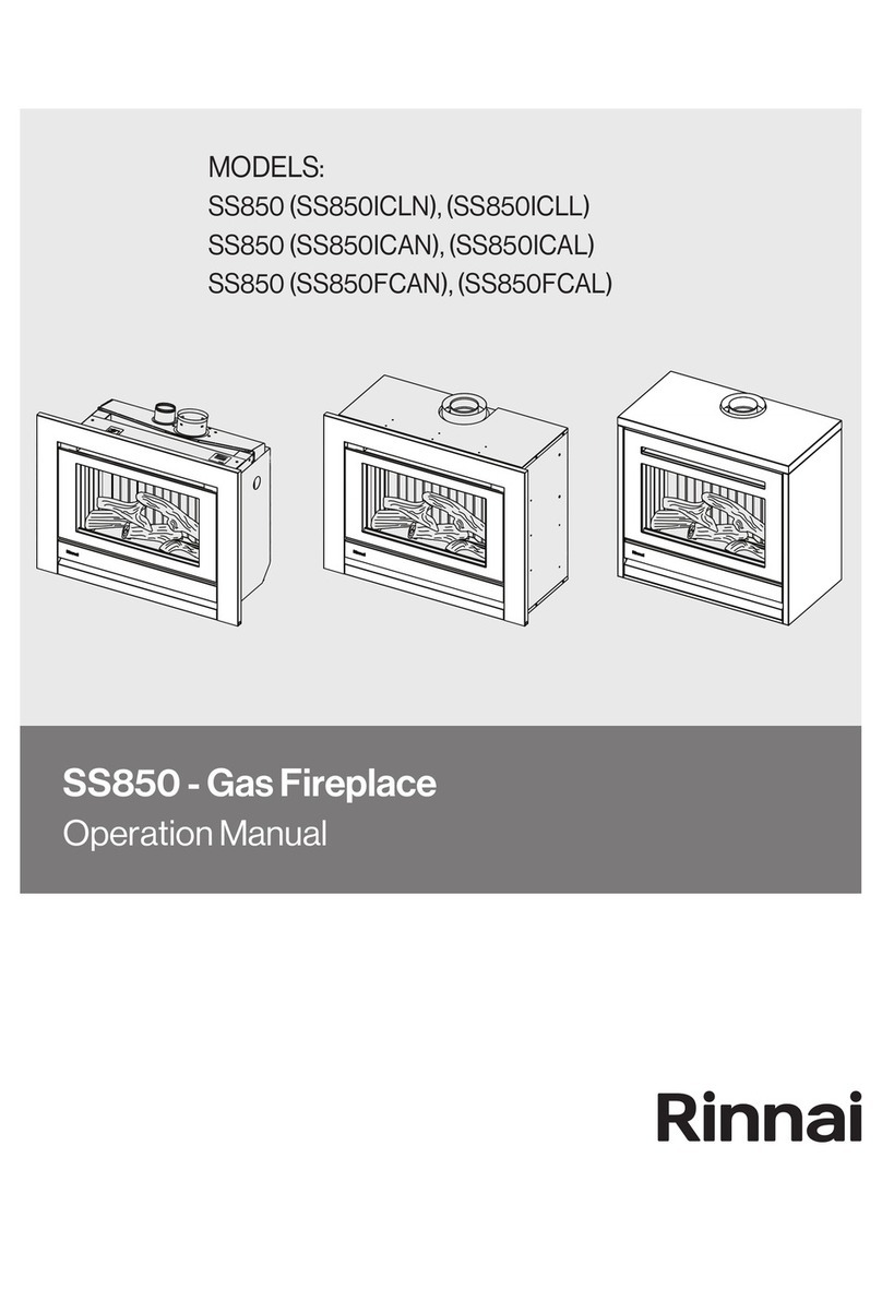 Rinnai SS850ICLN User manual Rinnai SS850ICLN User manual