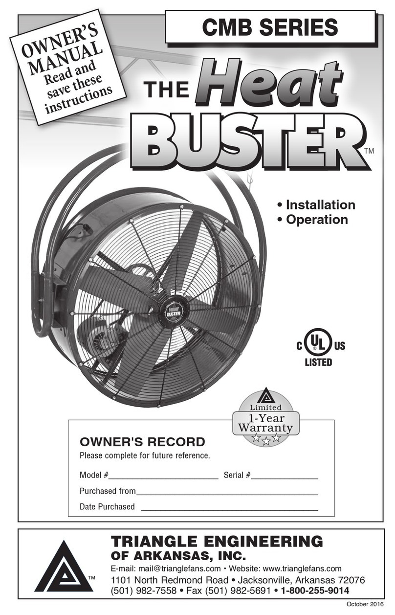 Triangle Engineering of Arkansas Heat BUSTER CMB Series owner's manual Triangle Engineering of Arkansas Heat BUSTER CMB Series owner's manual