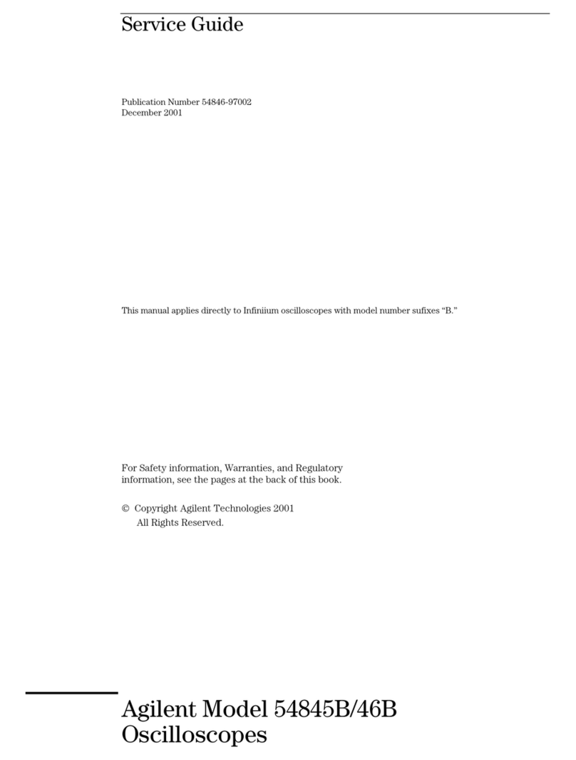 Agilent Technologies 54845B User manual