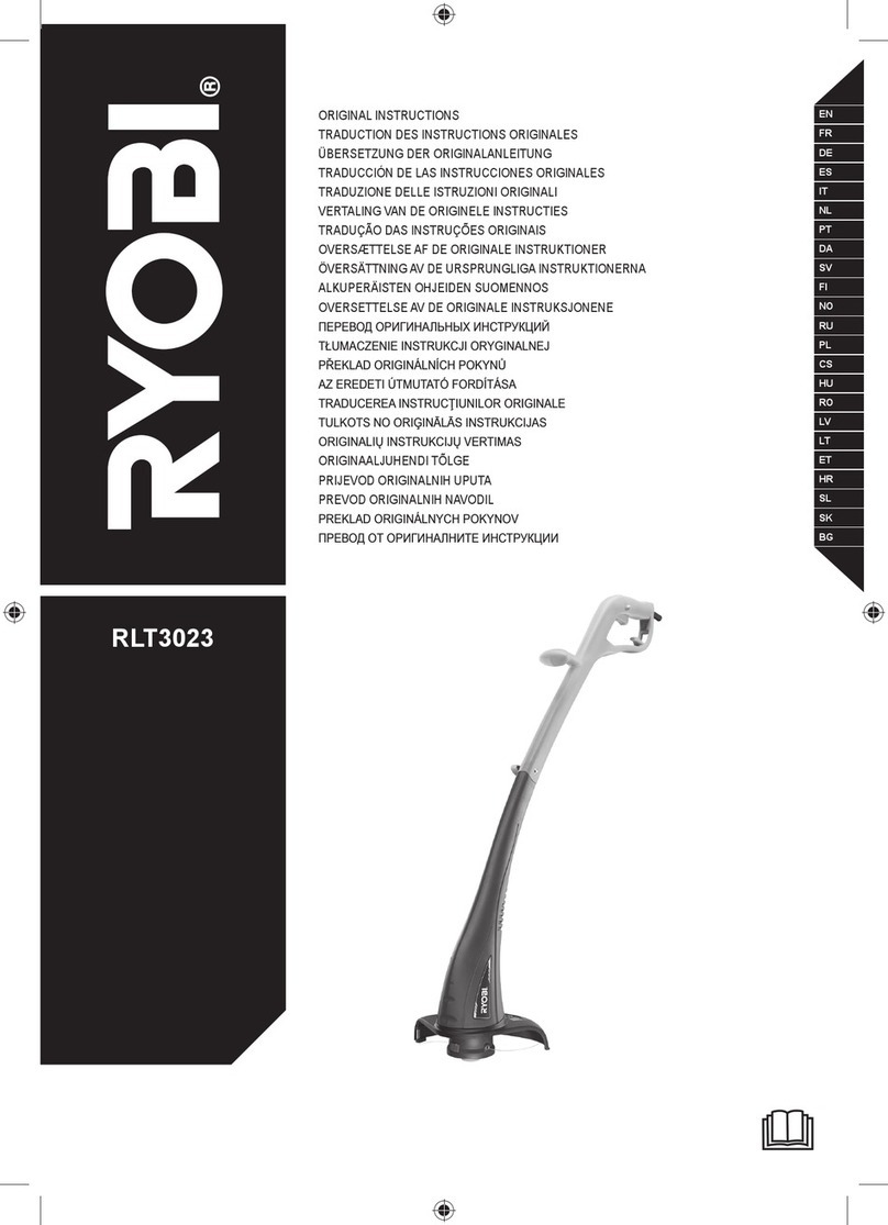 Ryobi RLT3023 User manual