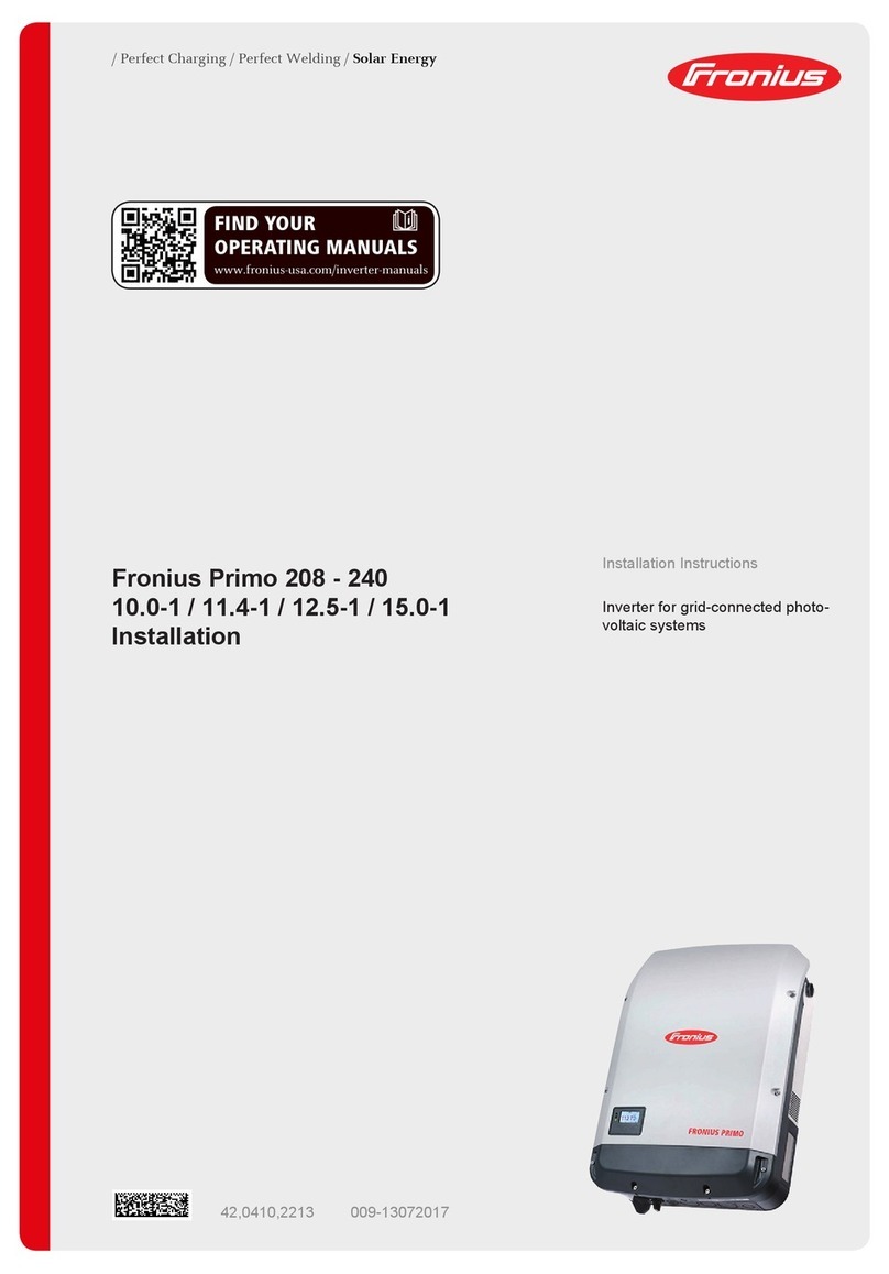 FRO­NIUS Primo 11.4-1 User manual