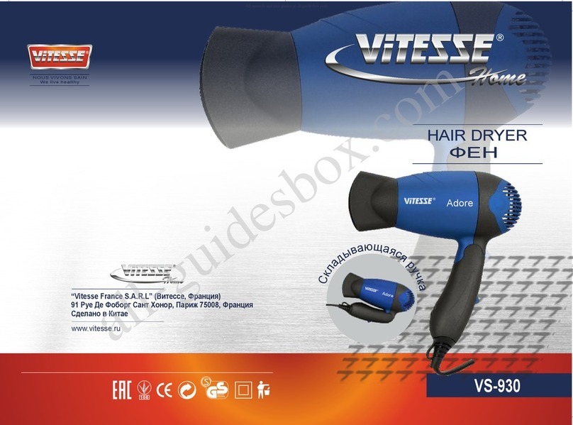 Vitesse Home VS-930 quick start guide