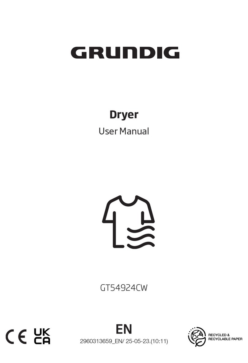 Grundig GT54924CW User manual