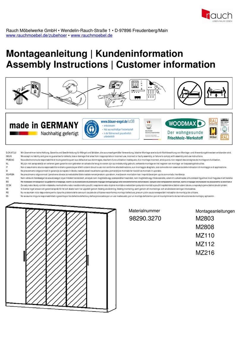 Rauch M2808 Assembly instructions
