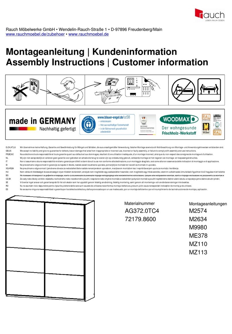 Rauch M2574 Assembly instructions