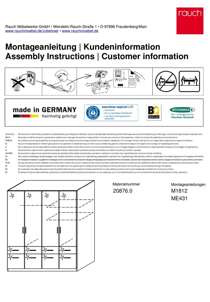 Rauch M1812 Assembly instructions