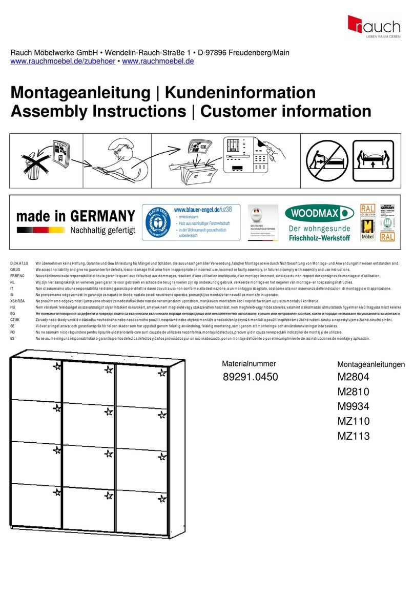 Rauch M2804 Assembly instructions