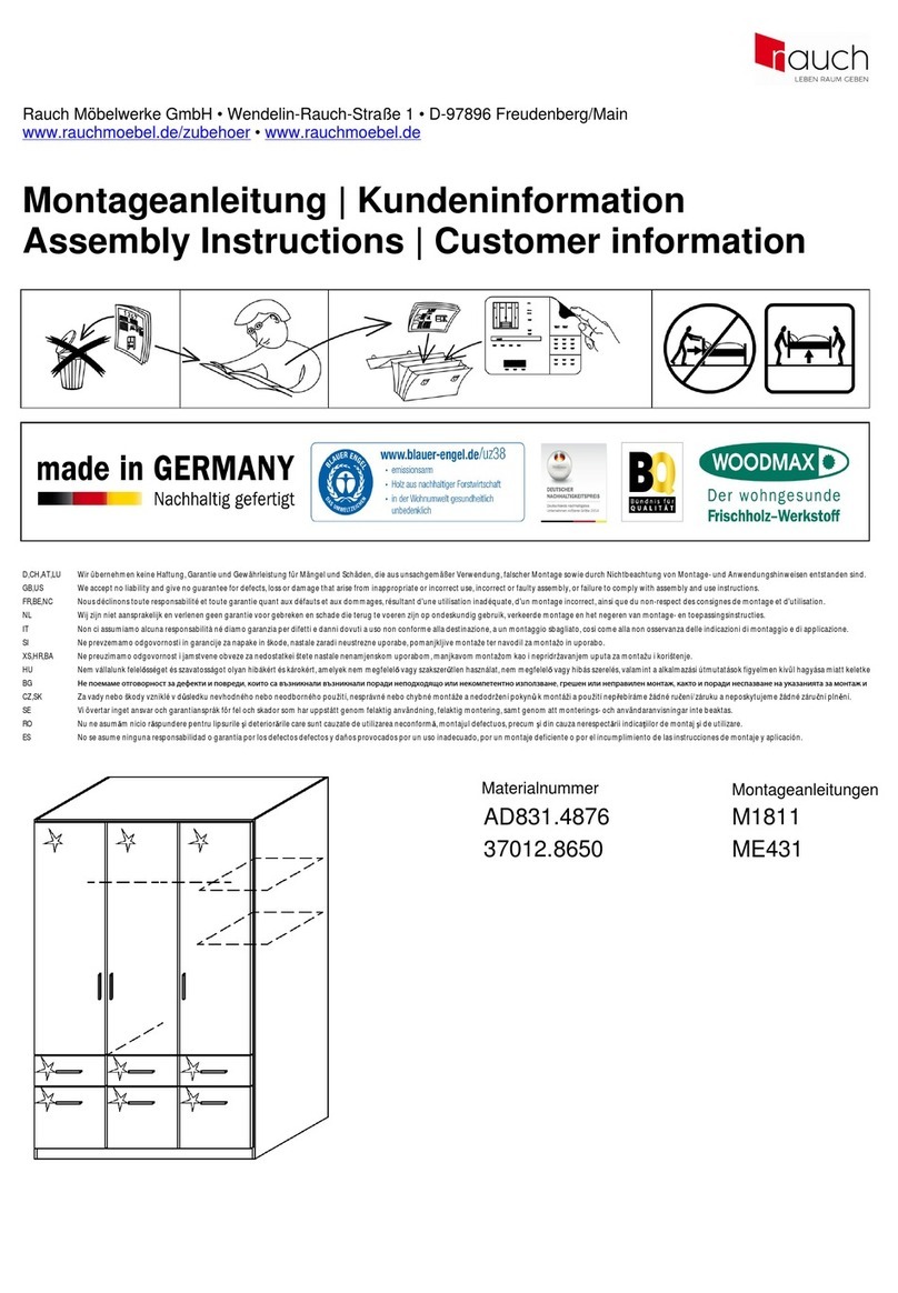 Rauch M1811 Assembly instructions