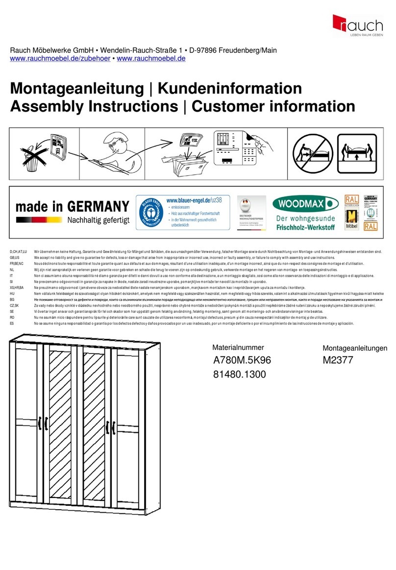 Rauch M2377 Assembly instructions Rauch M2377 Assembly instructions