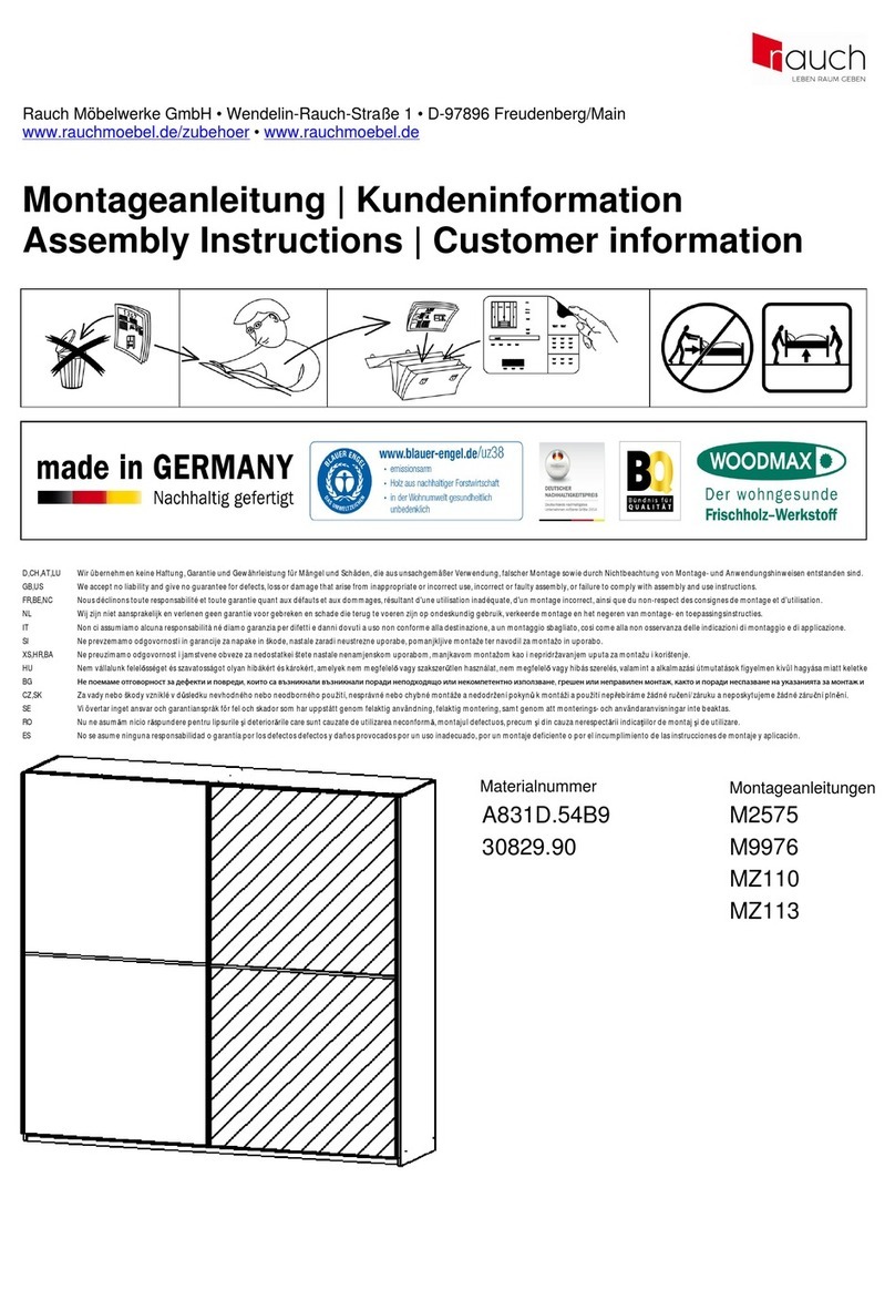 Rauch M2575 Assembly instructions