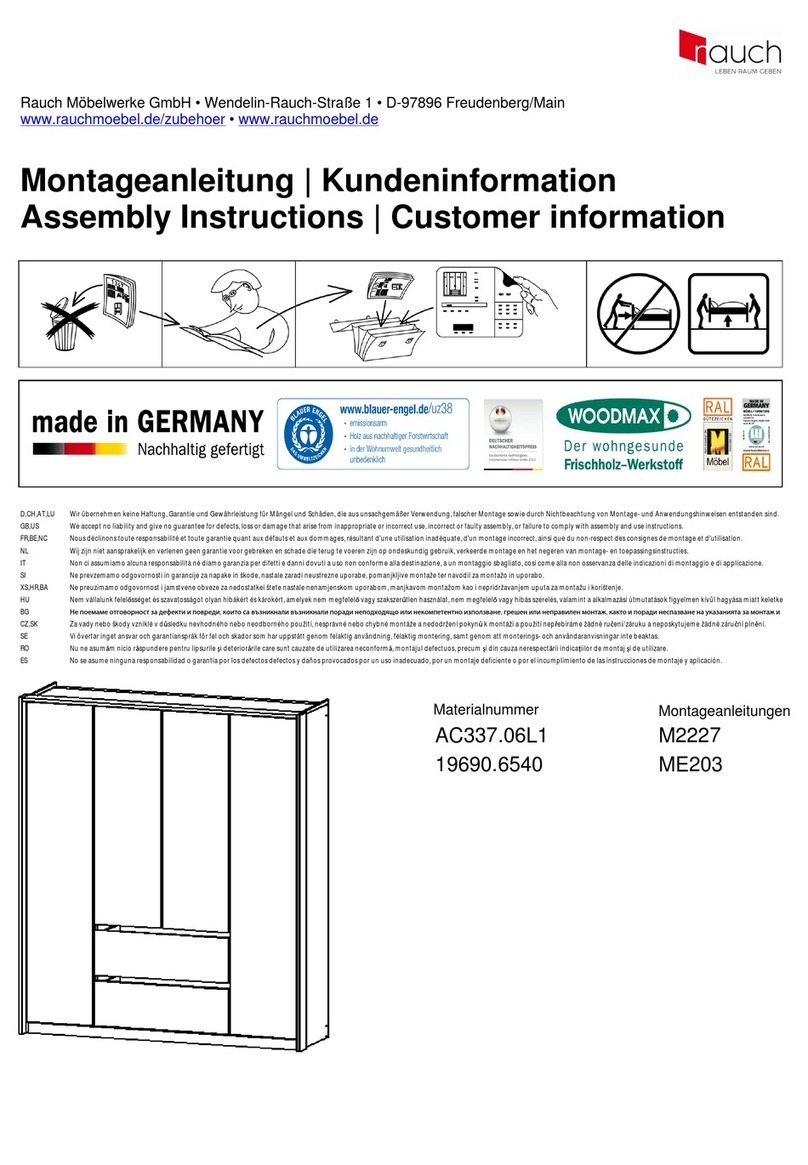 Rauch M2227 Assembly instructions