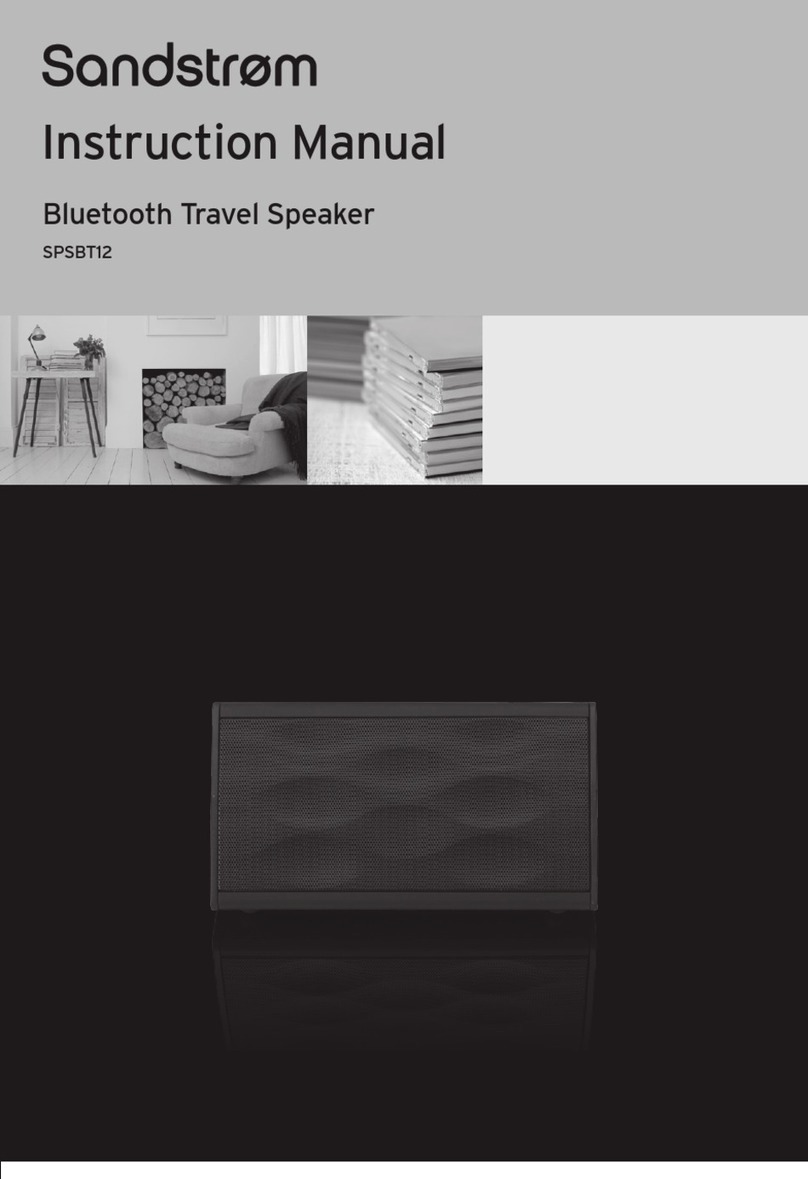 Sandstorm SPSBT12 instruction manual