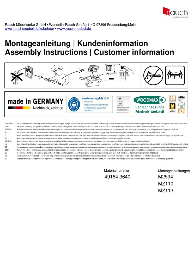 Rauch M2594 Assembly instructions