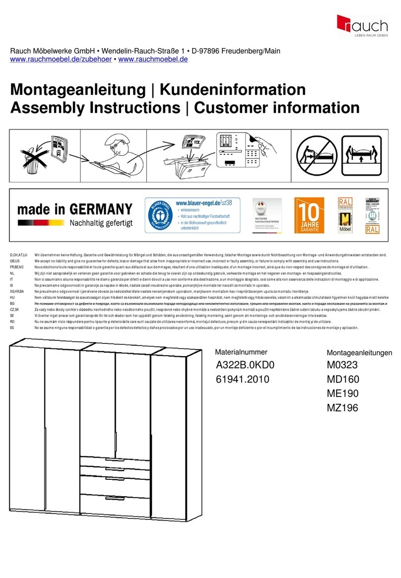 Rauch MD160 Assembly instructions