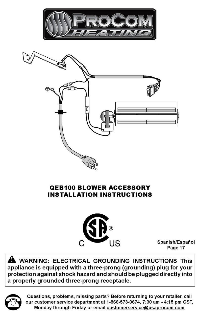 Procom QEB100 installation instructions