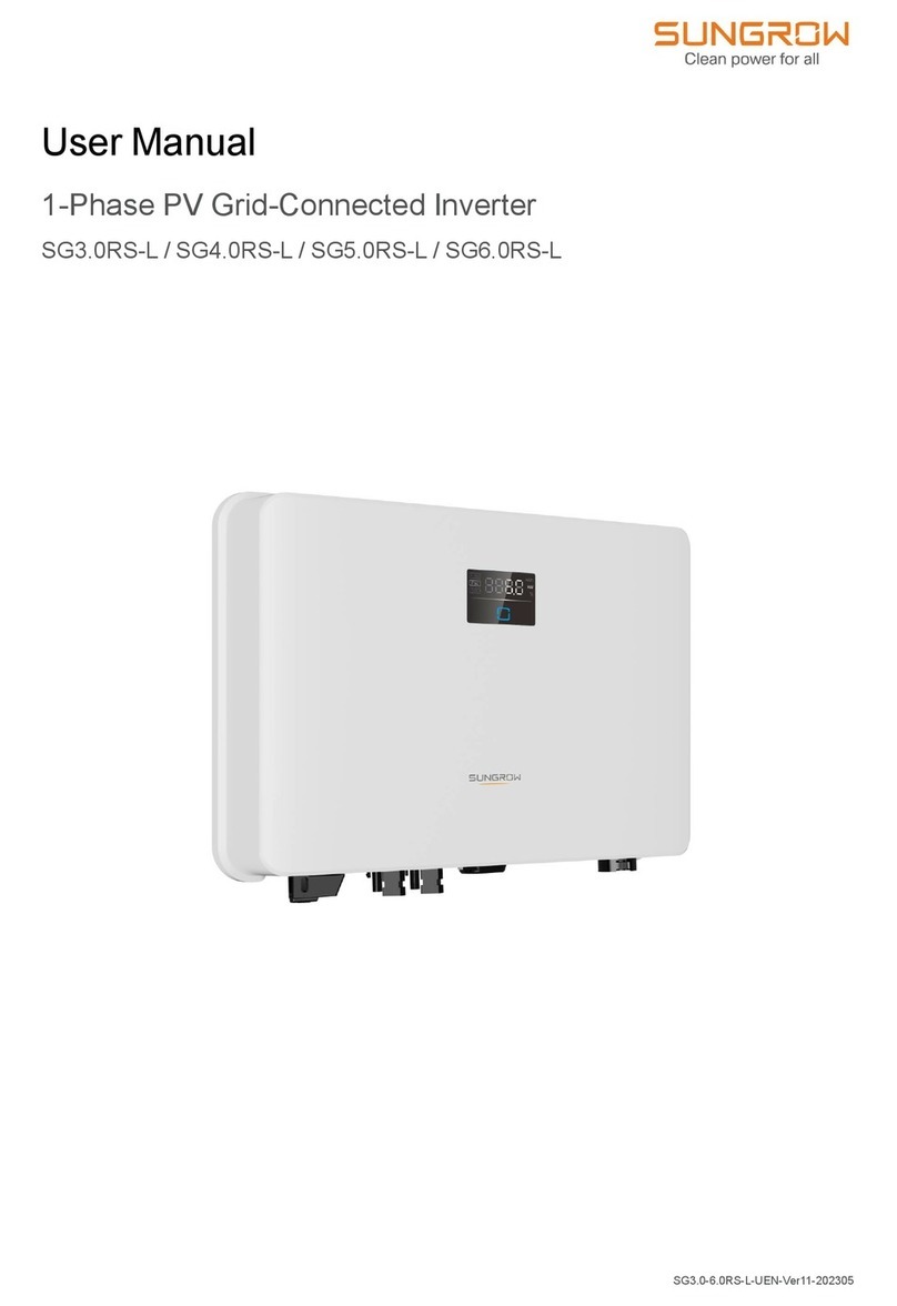 Sungrow SG3.0RS-L User manual