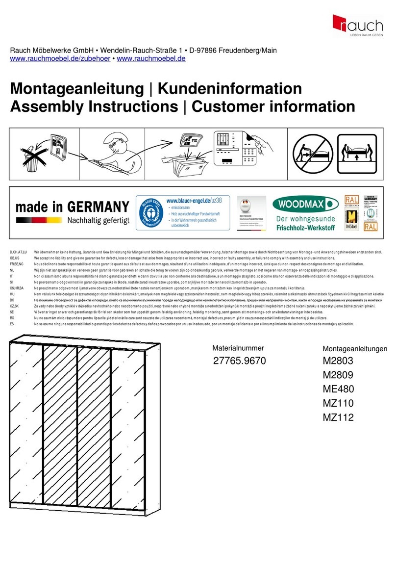 Rauch M2803 Assembly instructions