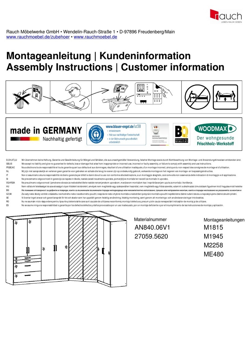 Rauch M1815 Assembly instructions