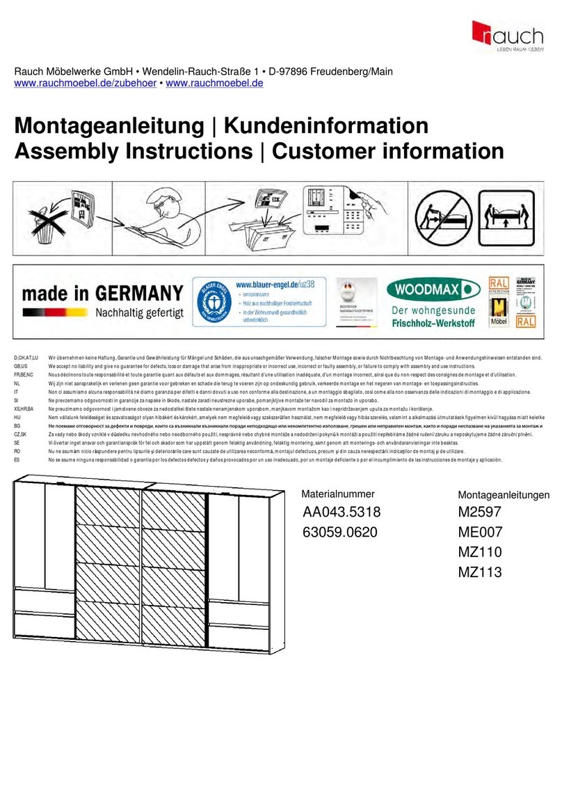 Rauch M2597 Assembly instructions