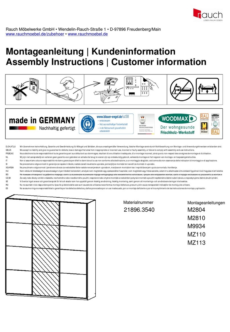 Rauch M2804 Assembly instructions Rauch M2804 Assembly instructions