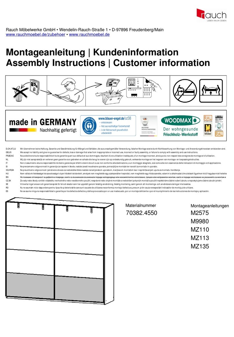 Rauch MZ135 User manual