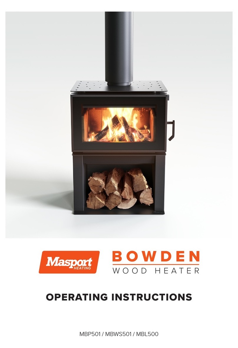 Masport BOWDEN MBWS501 operating instructions