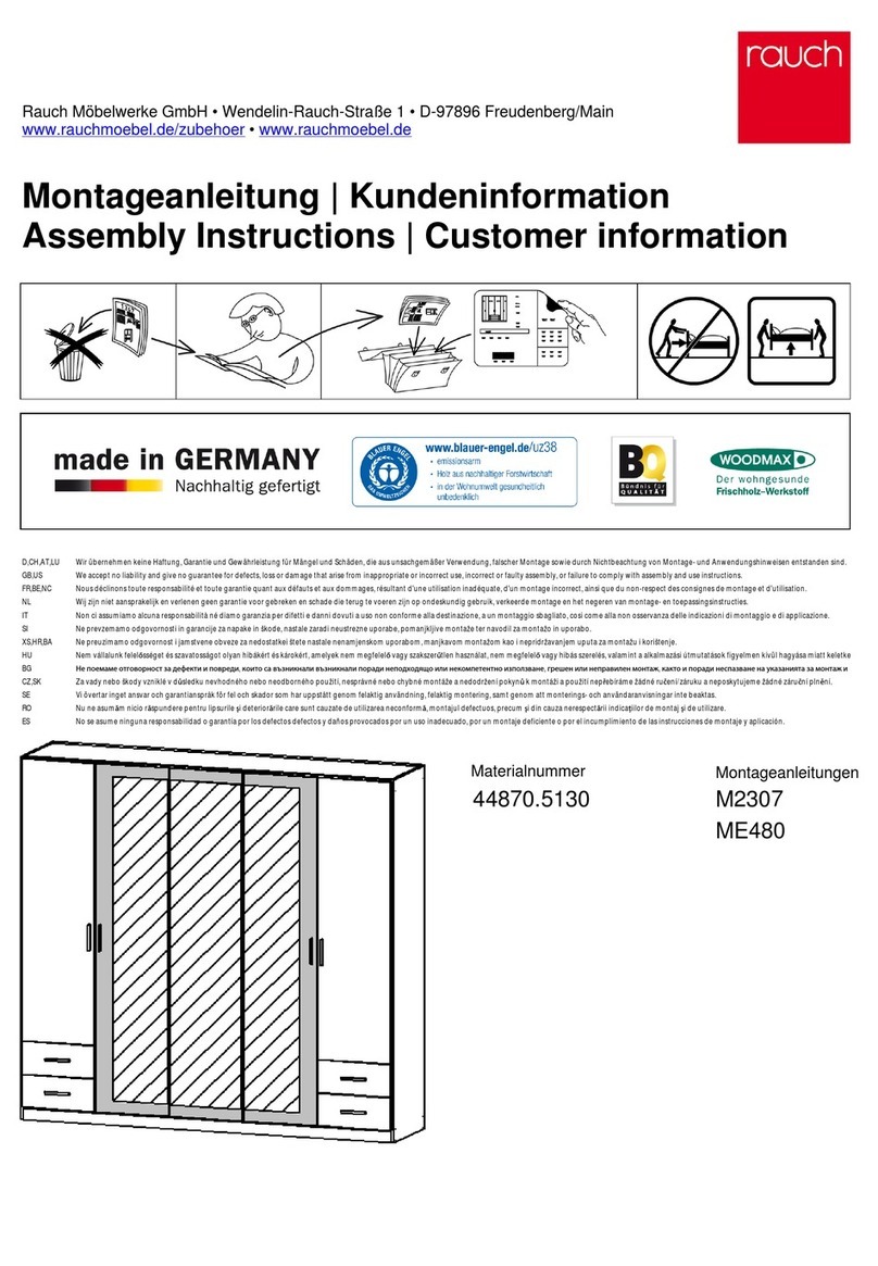 Rauch M2307 Assembly instructions