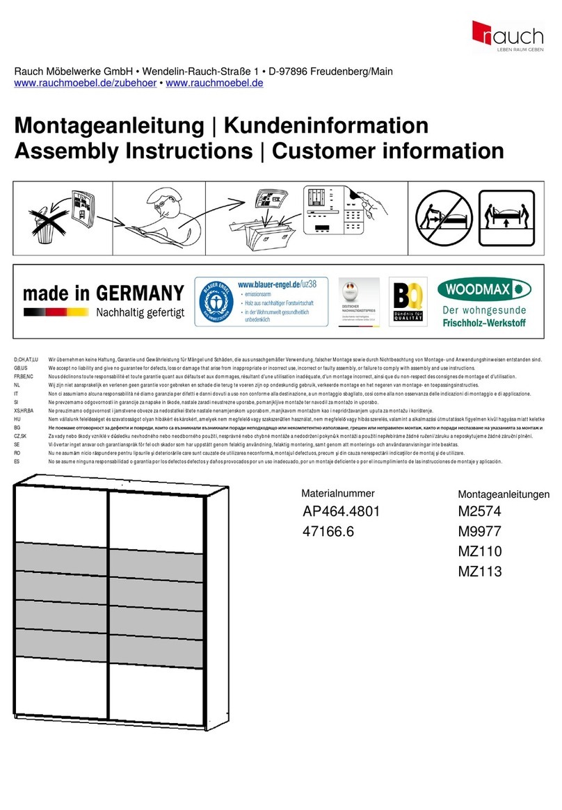 Rauch M2574 Assembly instructions