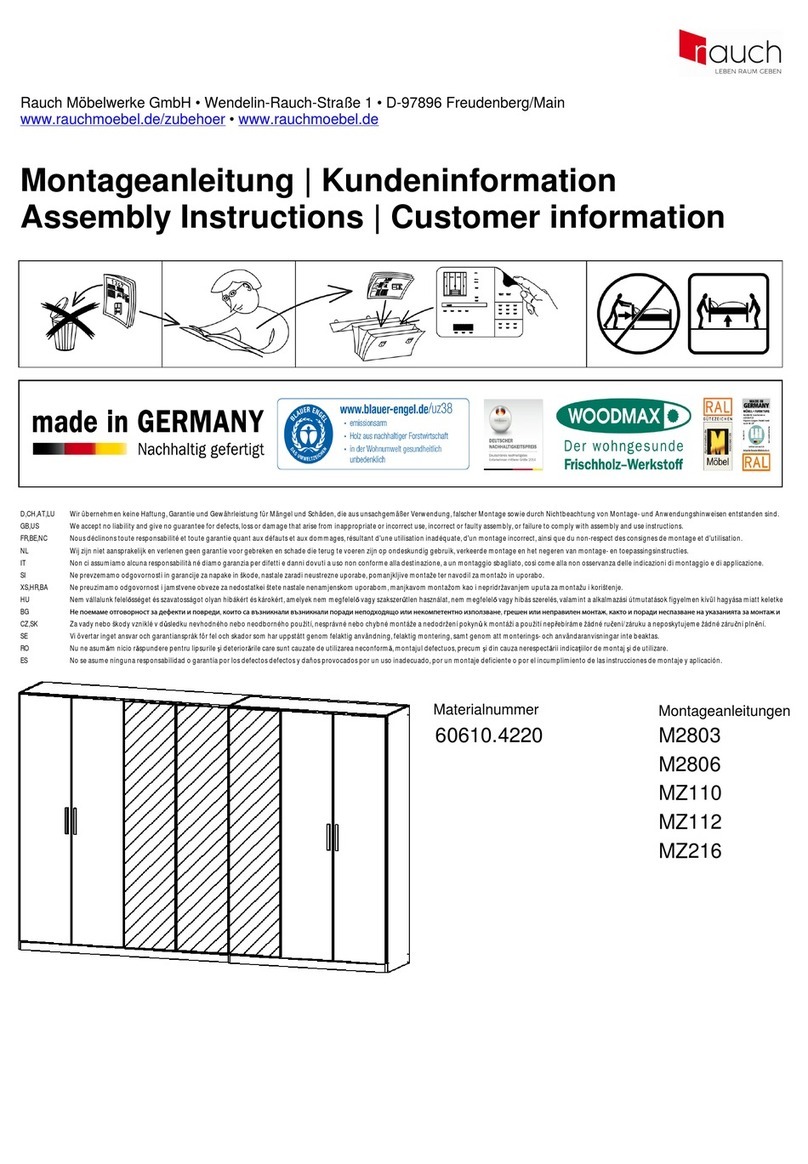 Rauch M2806 Assembly instructions
