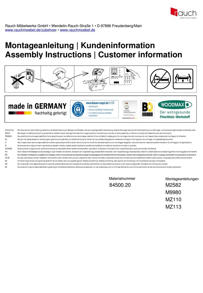 Rauch M2582 Assembly instructions