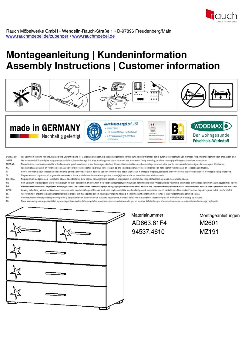 Rauch M2601 Assembly instructions