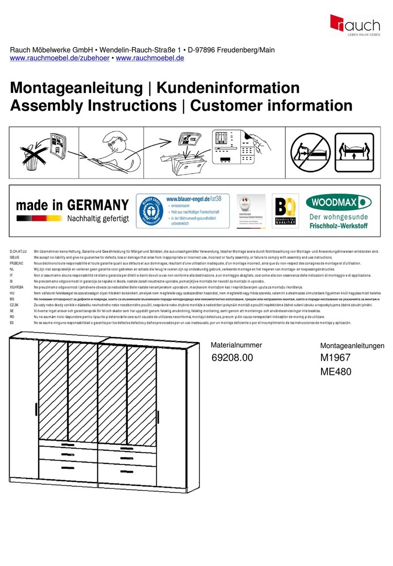 Rauch Mosbach M1967 Assembly instructions
