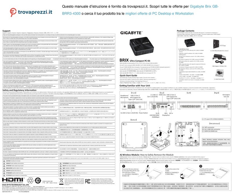Gigabyte BRIX User manual