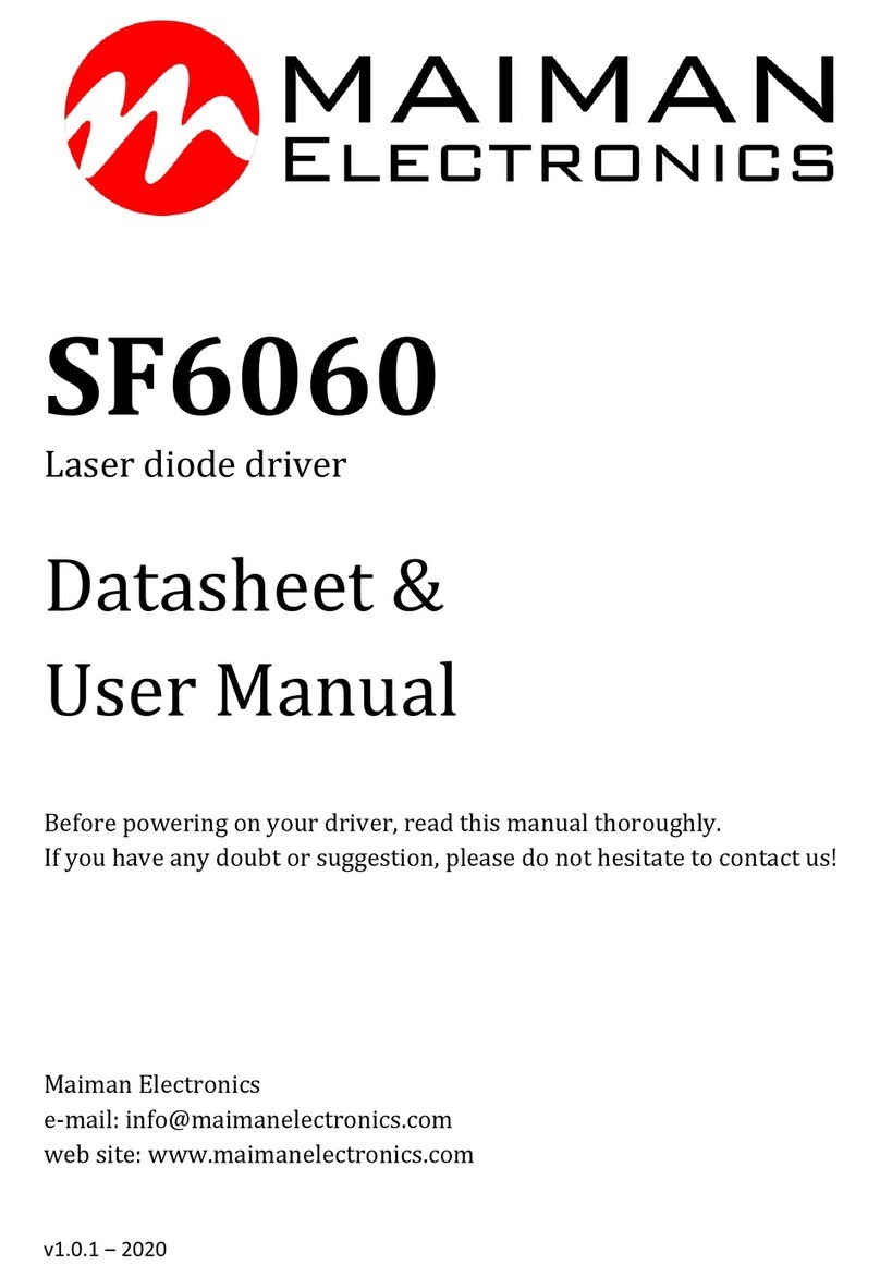 MAIMAN ELECTRONICS SF6060 User manual