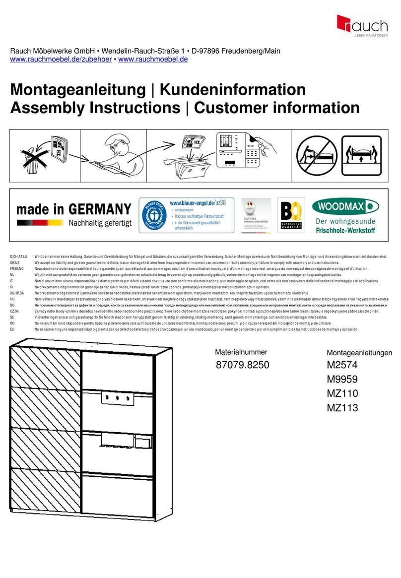 Rauch M2574 Assembly instructions