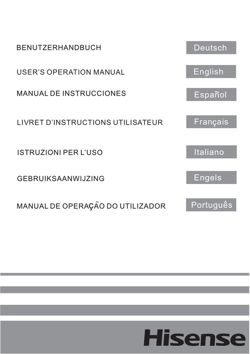 Hisense RQ515N4AD1 Mounting instructions