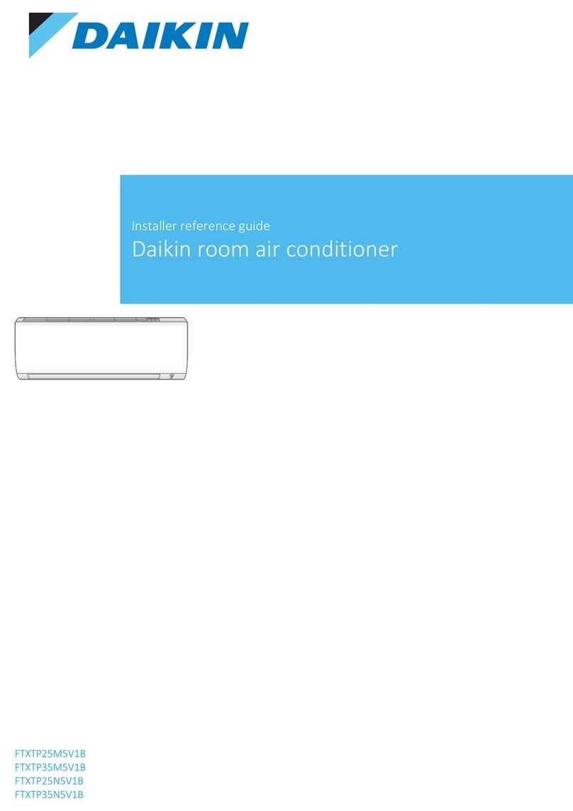Daikin FTXTP35M5V1B Installer's reference guide Daikin FTXTP35M5V1B Installer's reference guide