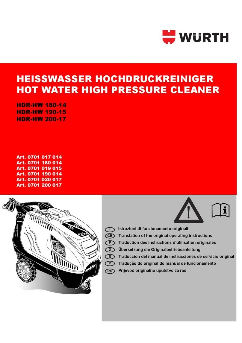 Würth HDR-HW 180-14 Translation of the original operating instructions