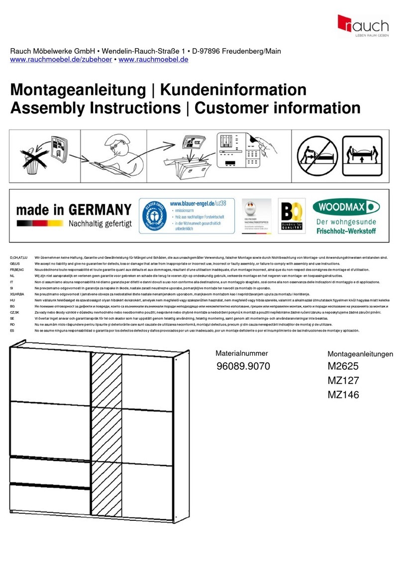 Rauch Borba MZ146 Assembly instructions