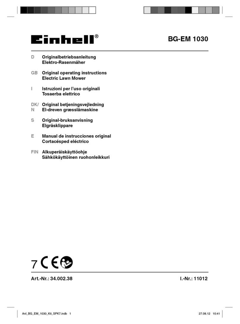 EINHELL BG-EM 1030 User manual