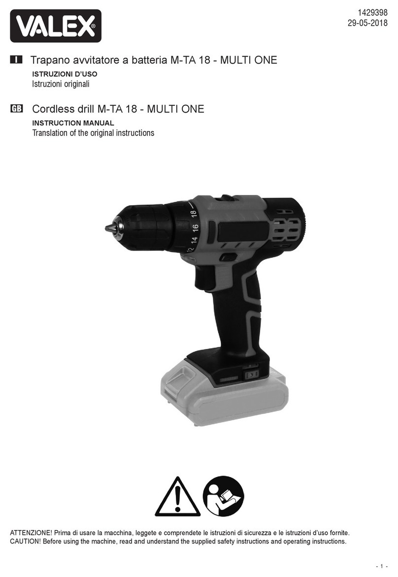Valex M-TA 18 - MULTI ONE User manual