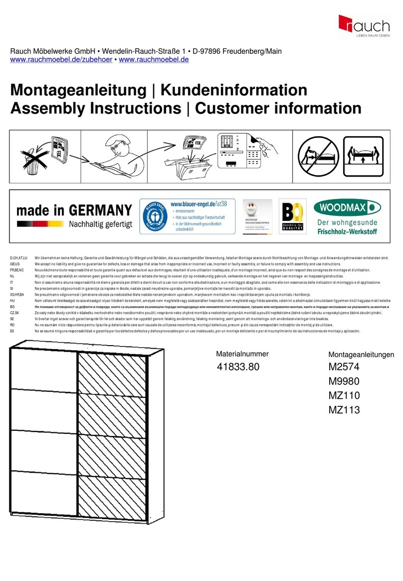 Rauch M2574 Assembly instructions